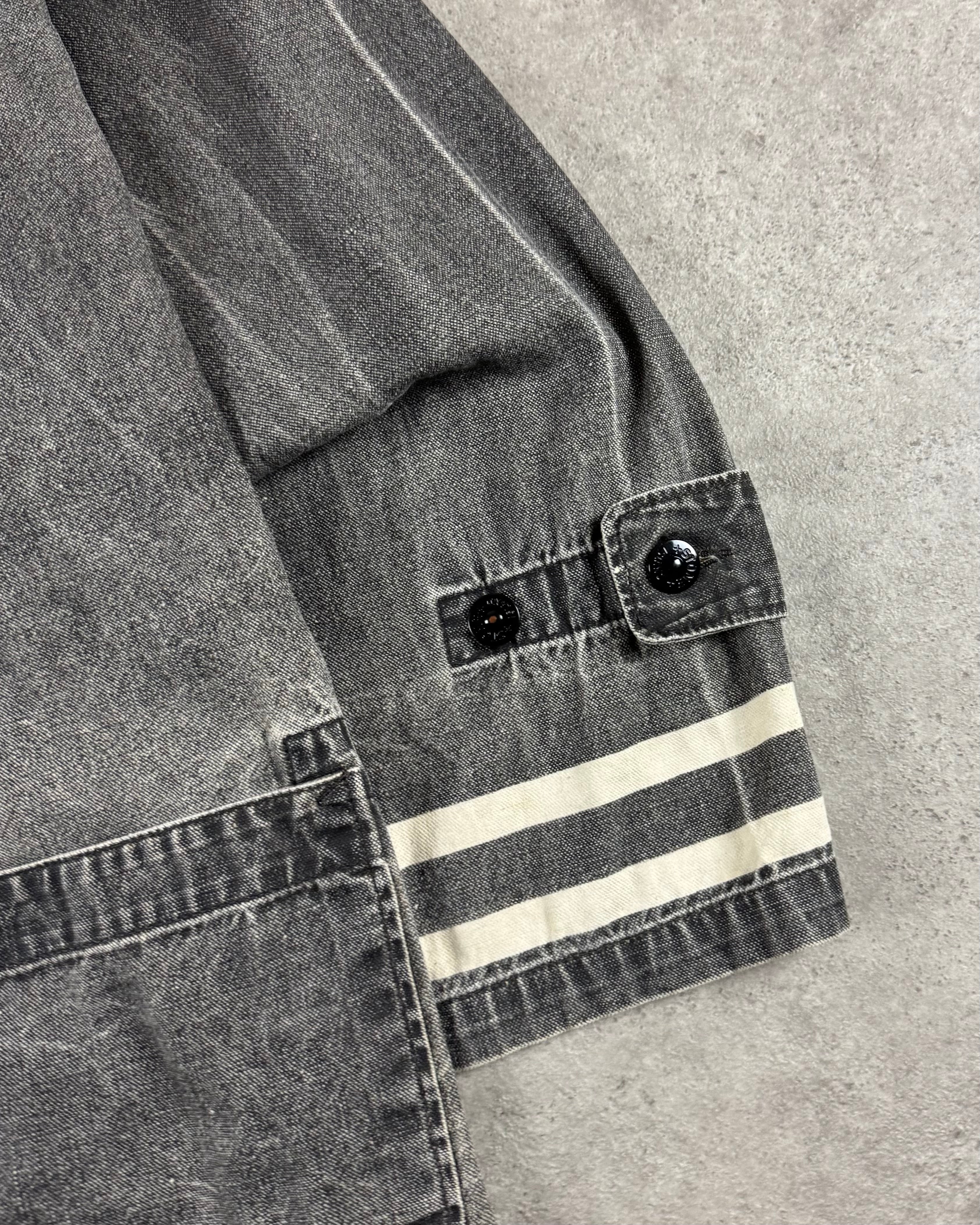 Stone Island 1980’s Sail Cloth Montgomery Jacket [L]