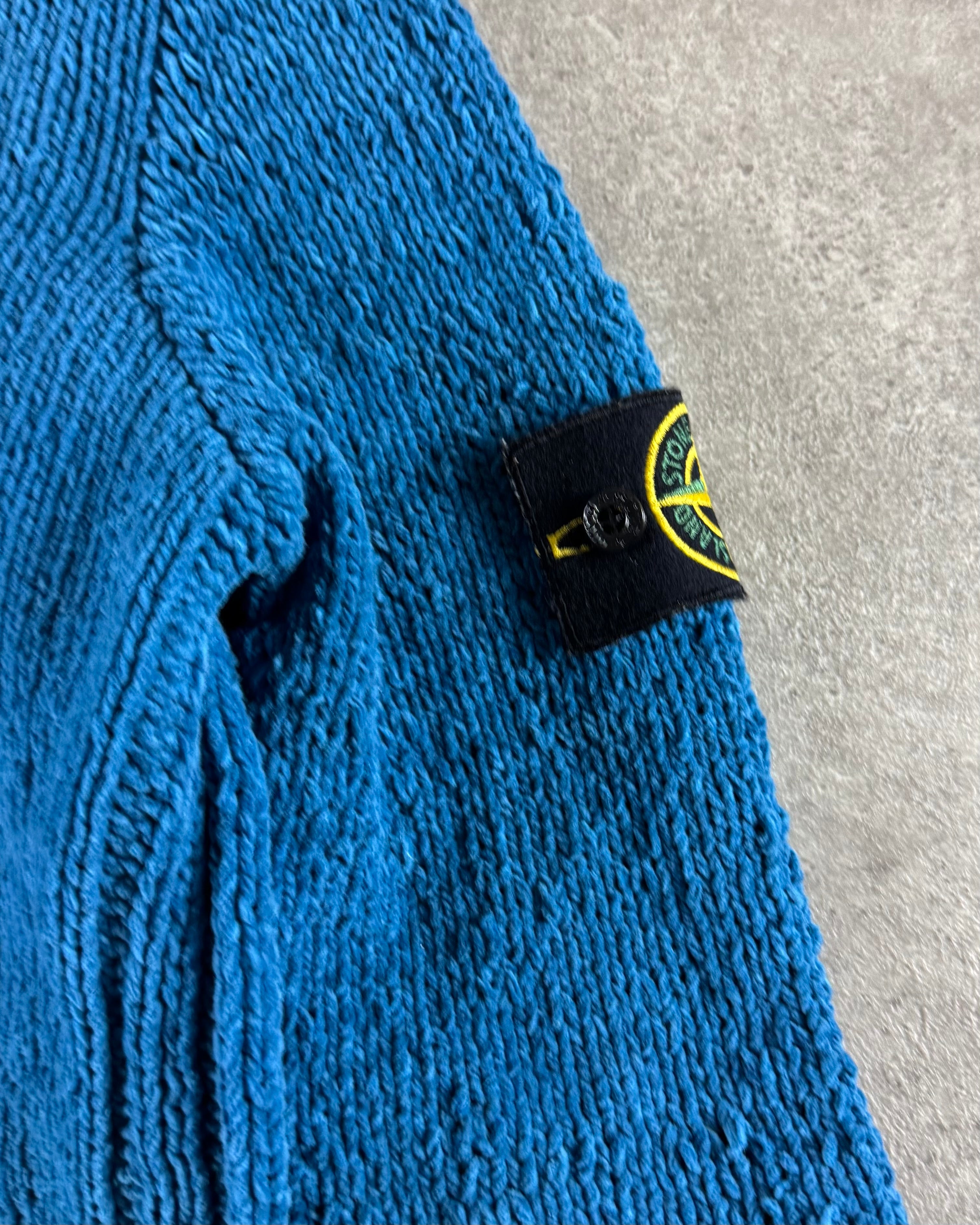 Stone Island 2000’s 1/4 Zip Knitted Sweater [M]