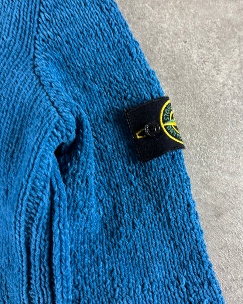 Stone Island 2000’s 1/4 Zip Knitted Sweater [M]