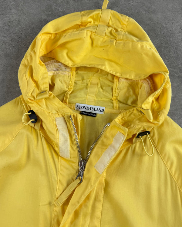 Stone Island 2000’s Paul Harvey Raso Gommato Hooded Deck Jacket [XXL]