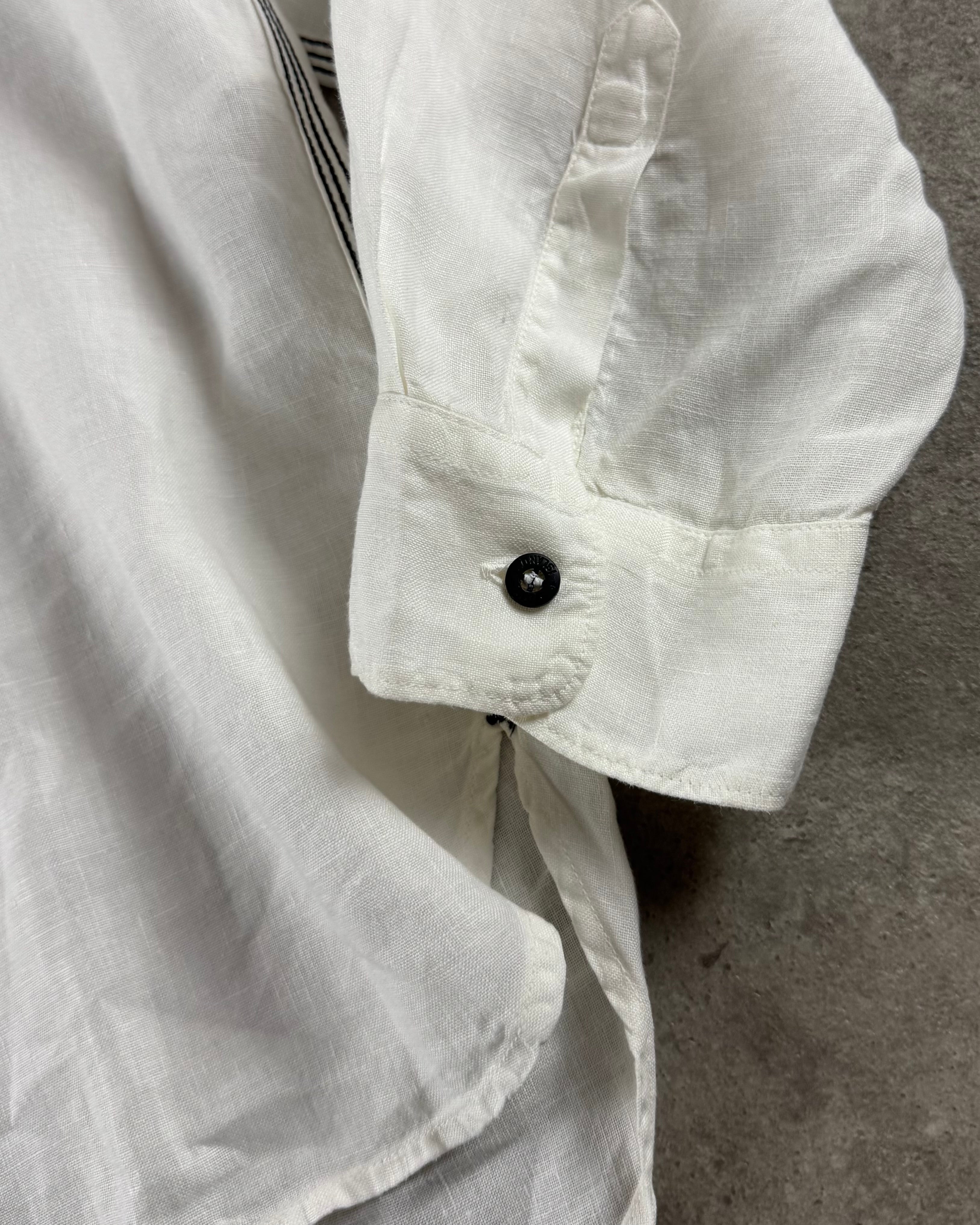Stone Island 2000’s Button Up Italy Logo Shirt [XXL]