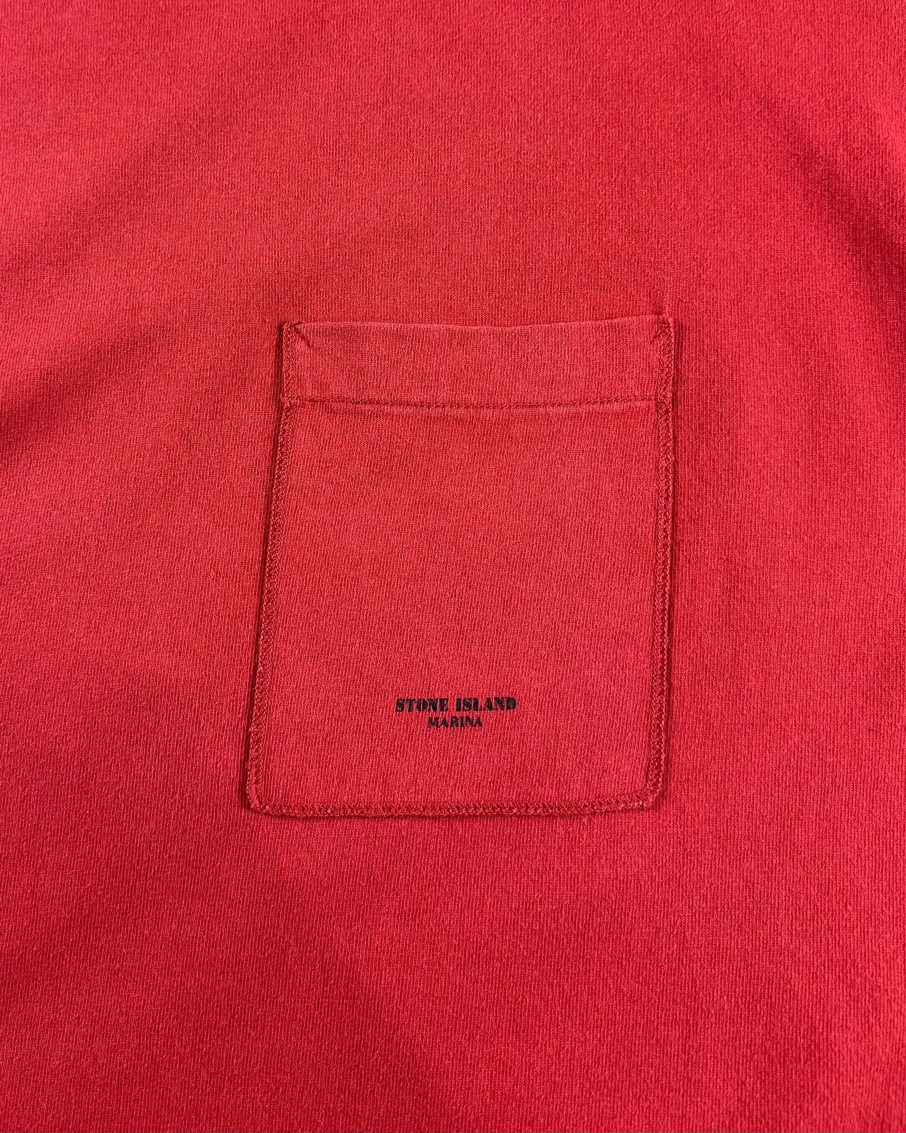 Stone Island 1990’s Marina Logo Pocket Tee [XL]