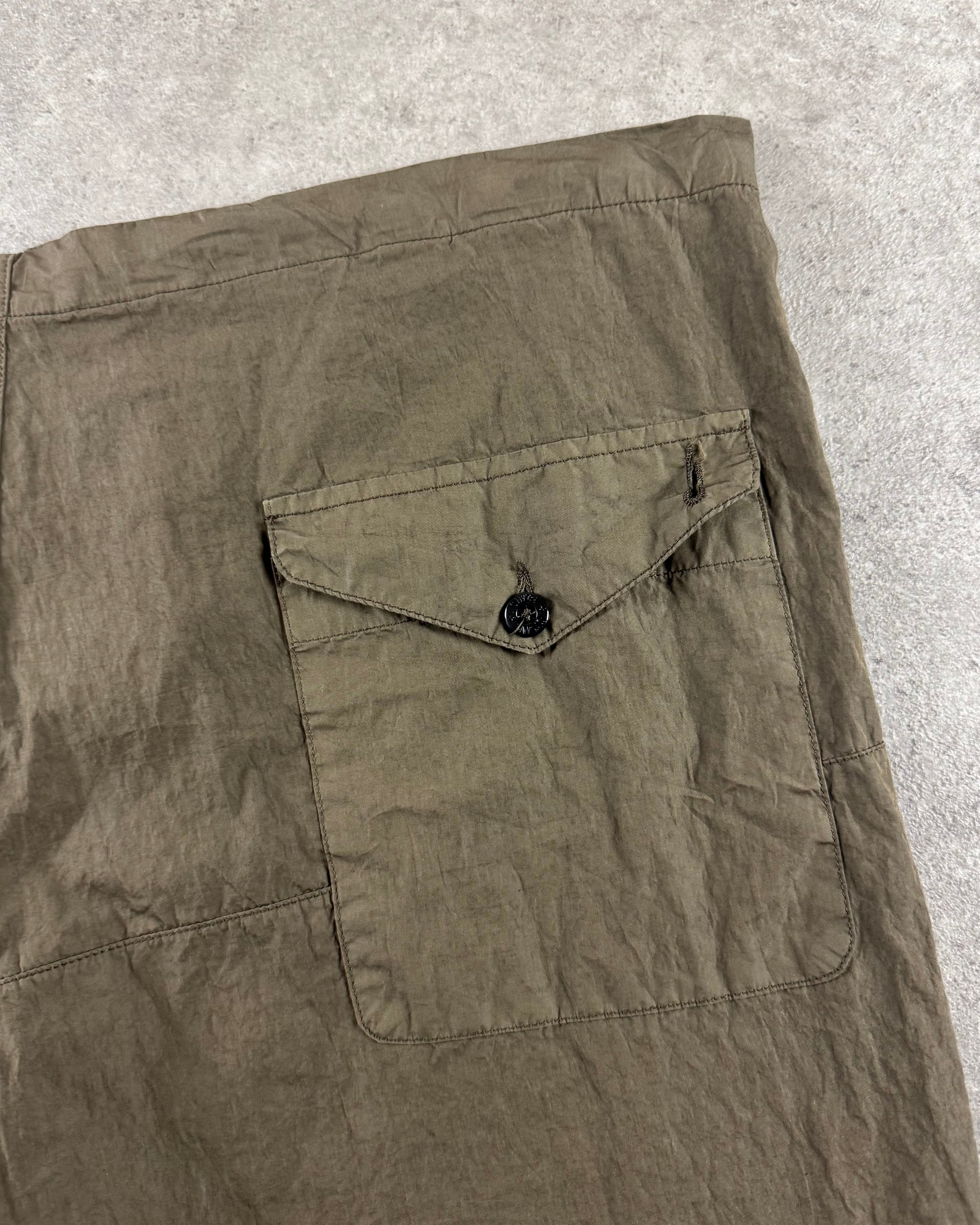 Stone Island 2000’s Embroidered Compass Shorts [36]