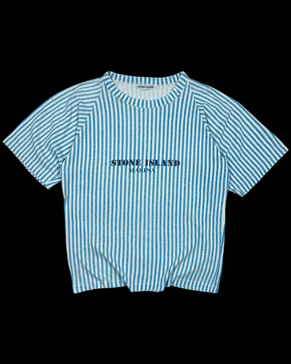 Stone Island 1980’s Vertical Striped Marina T-Shirt [M]