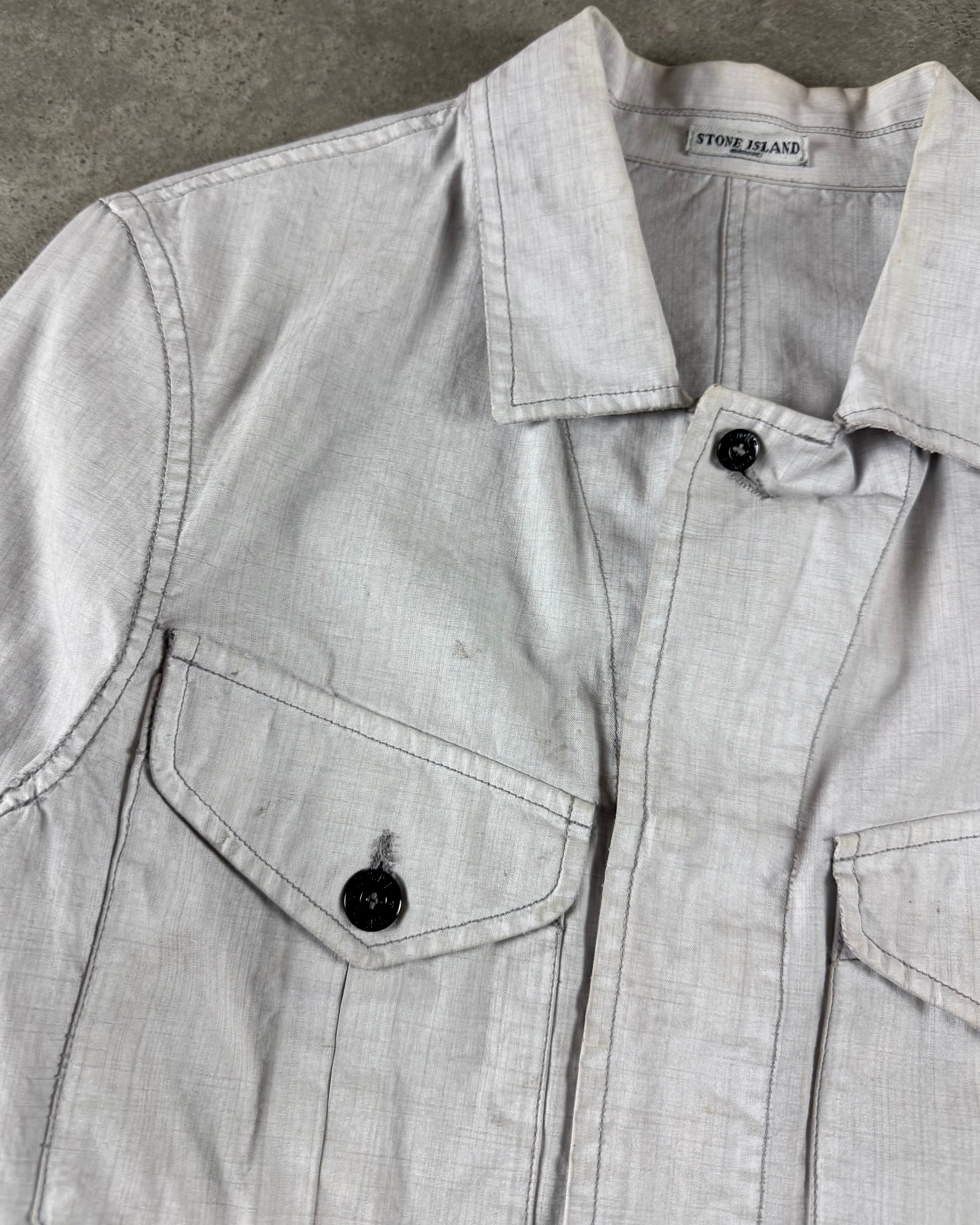 Stone Island 2000’s Zip Up Overshirt [M]