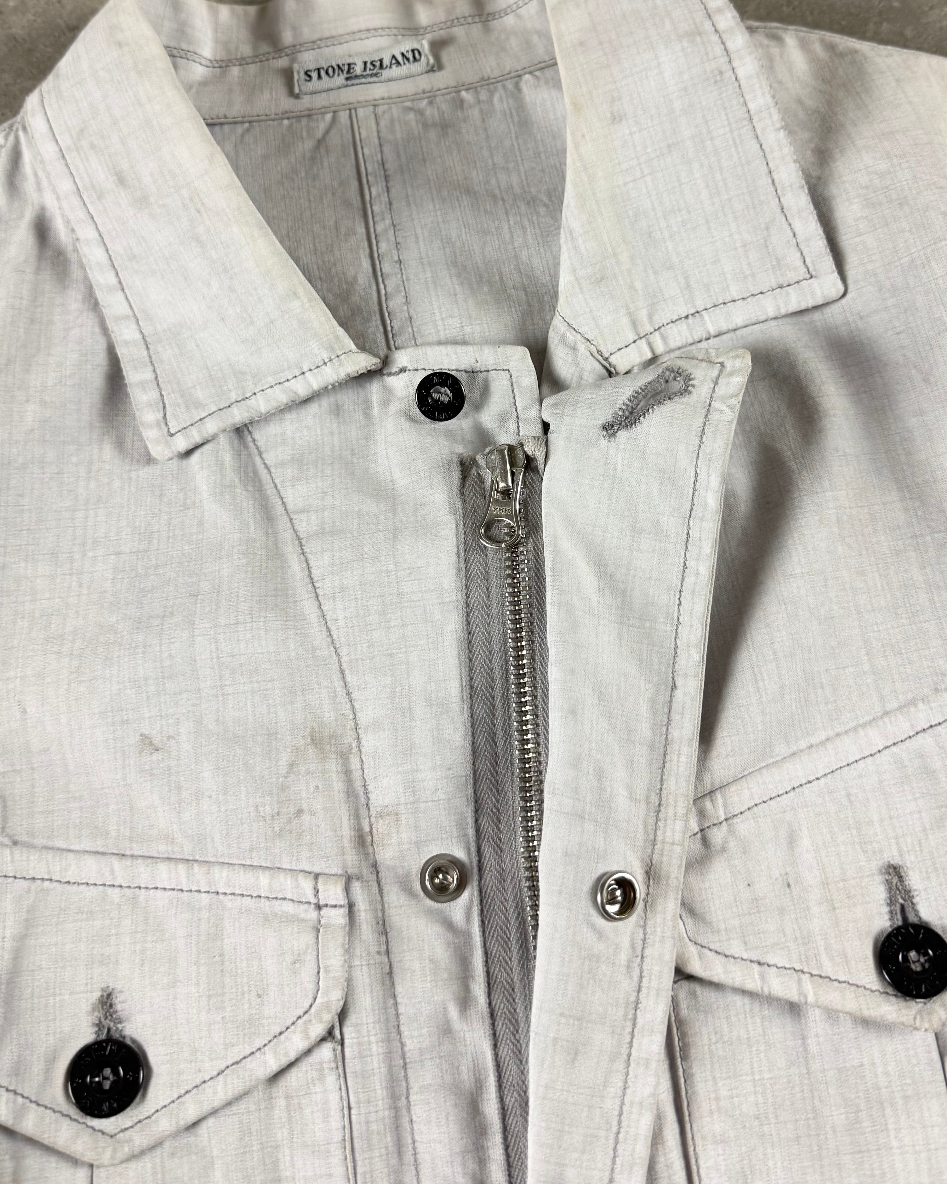 Stone Island 2000’s Zip Up Overshirt [M]