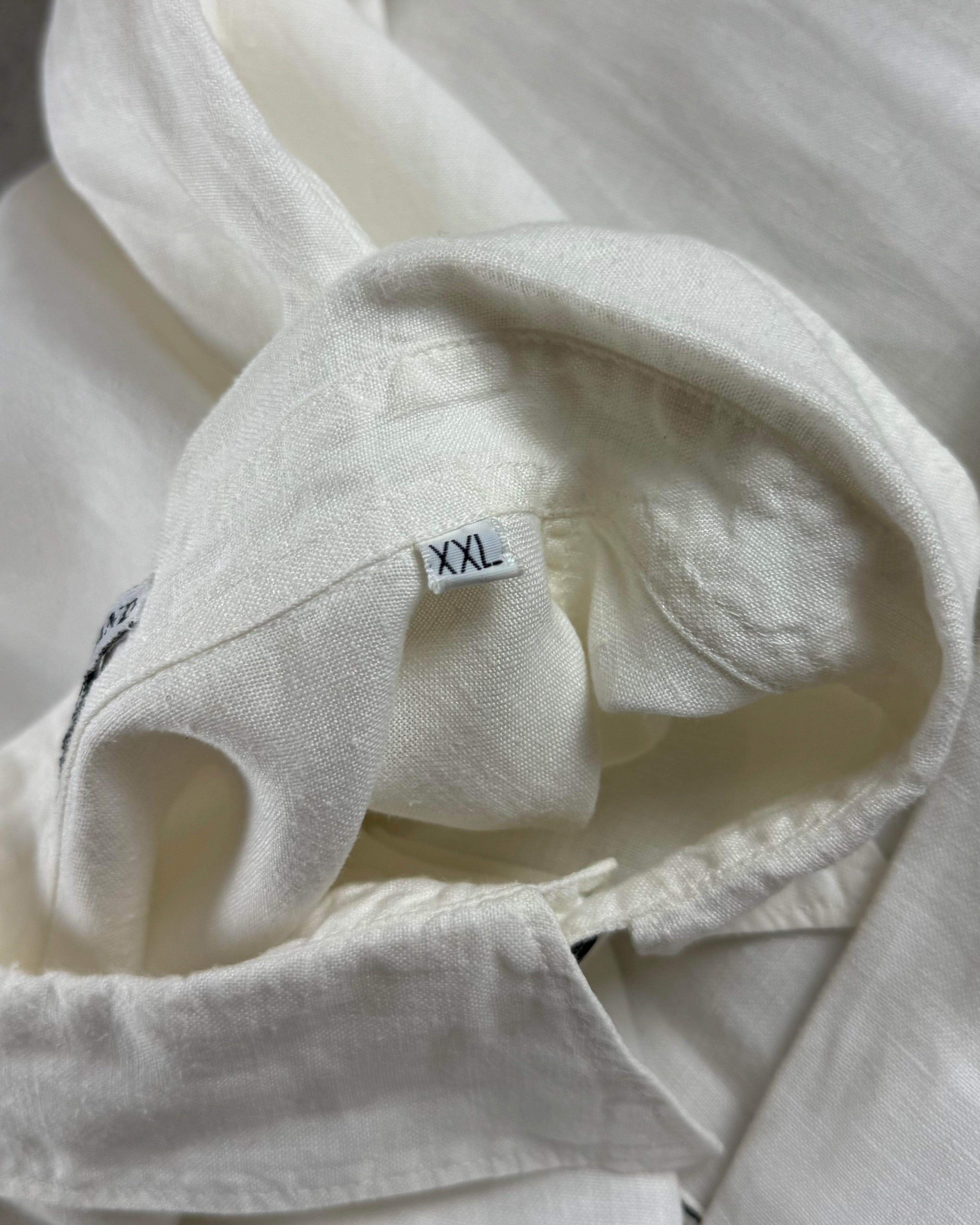 Stone Island 2000’s Button Up Italy Logo Shirt [XXL]