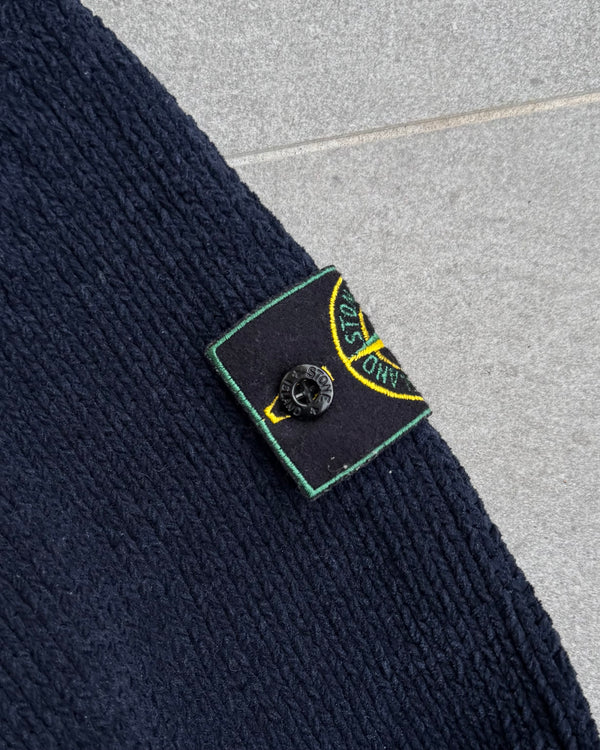 Stone Island 1990’s Mock Neck Knitted Sweater [XL]