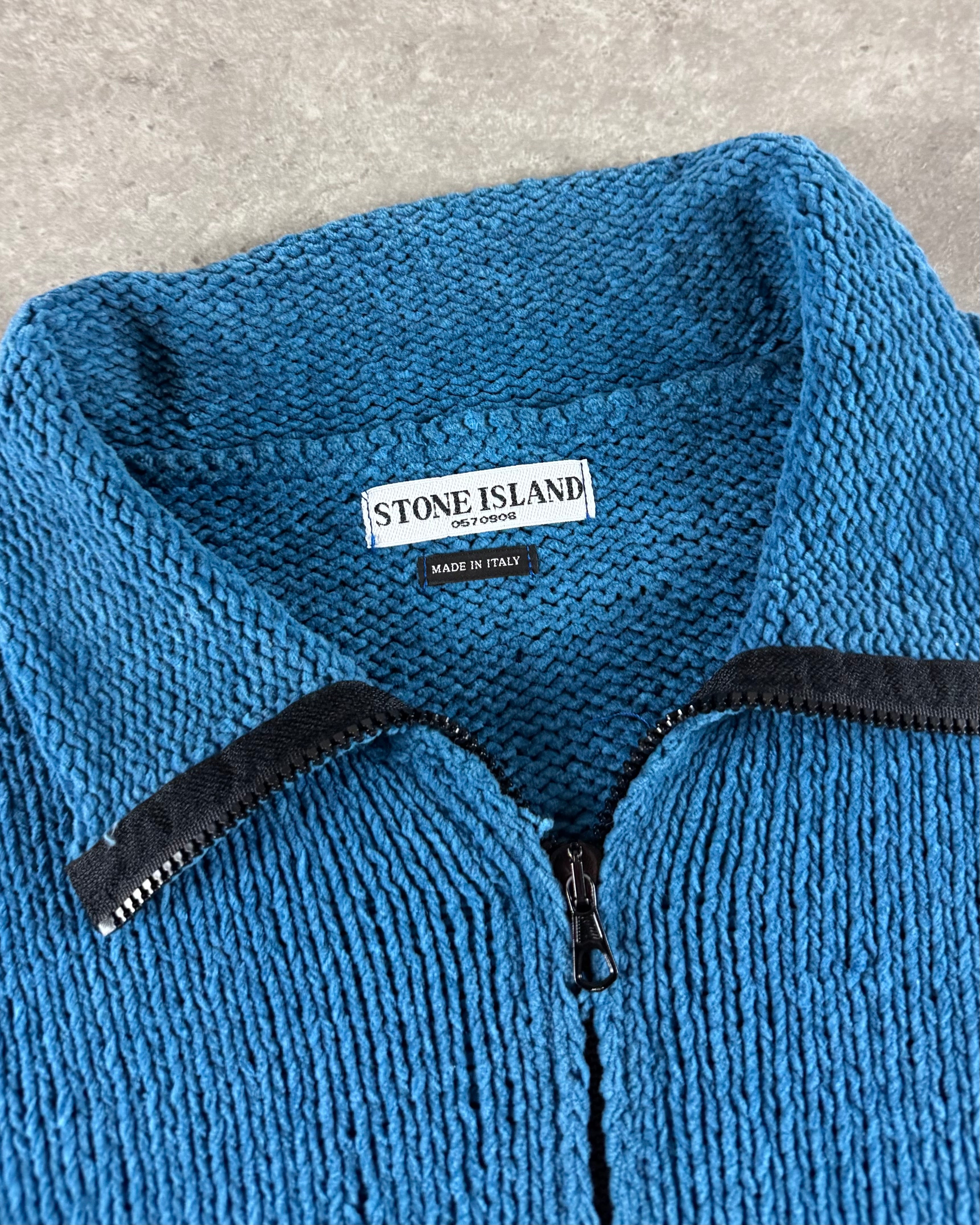 Stone Island 2000’s 1/4 Zip Knitted Sweater [M]