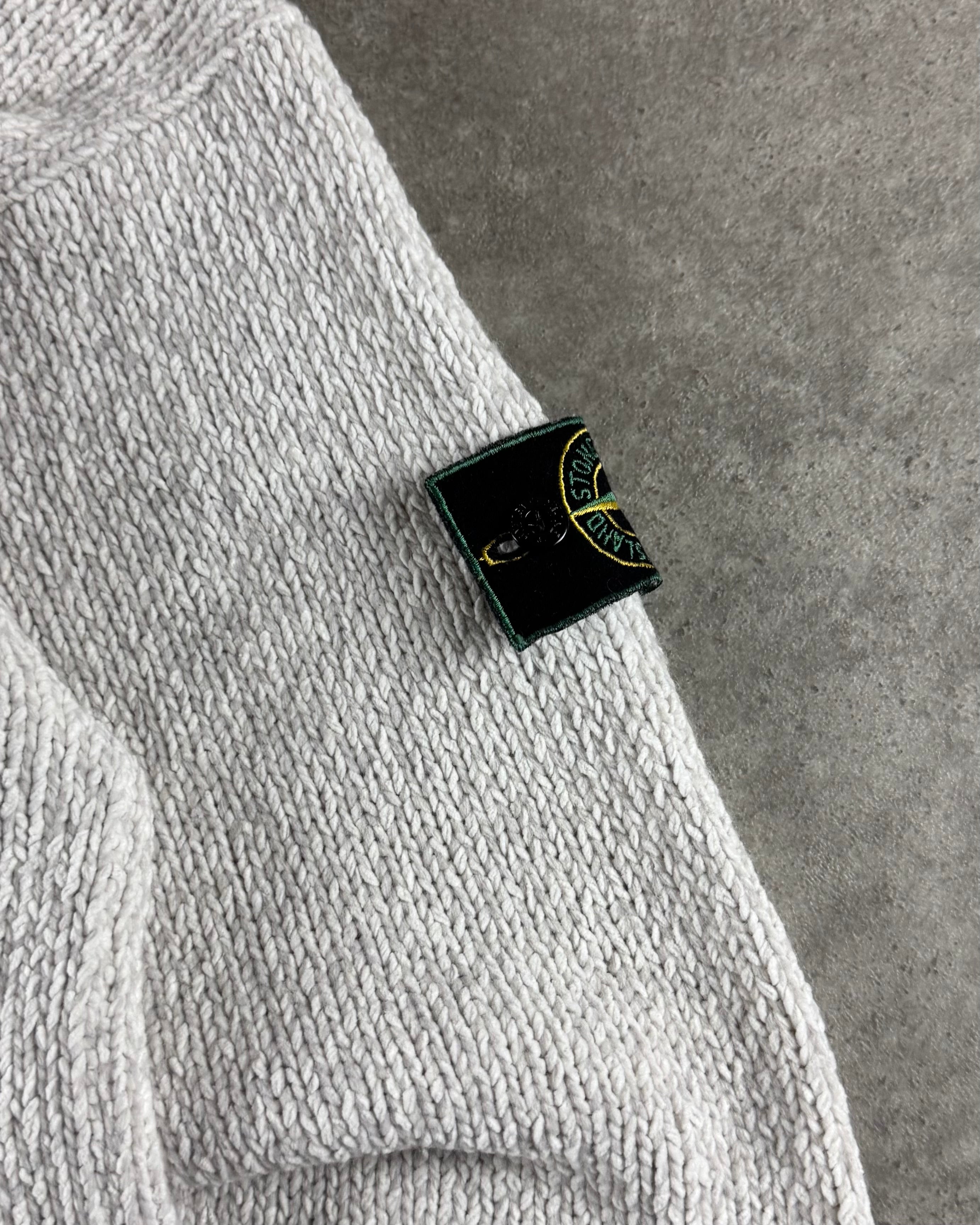 Stone Island 1990’s Roll Neck Chenille Sweater [XL]